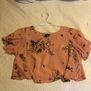 Urban outfitters size medium short leave crop top